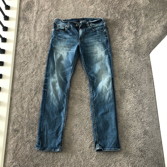 mens silver eddie jeans
